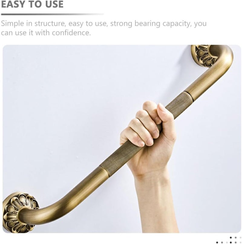 Bathroom Grab Bar Non-Skid Handrail Thickened Safety Rail for Elderly Support in Bathtub and Shower, Anti-Slip Bathroom Aid for Seniors and Disabled Users - Image 4