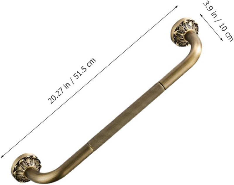 Bathroom Grab Bar Non-Skid Handrail Thickened Safety Rail for Elderly Support in Bathtub and Shower, Anti-Slip Bathroom Aid for Seniors and Disabled Users - Image 2