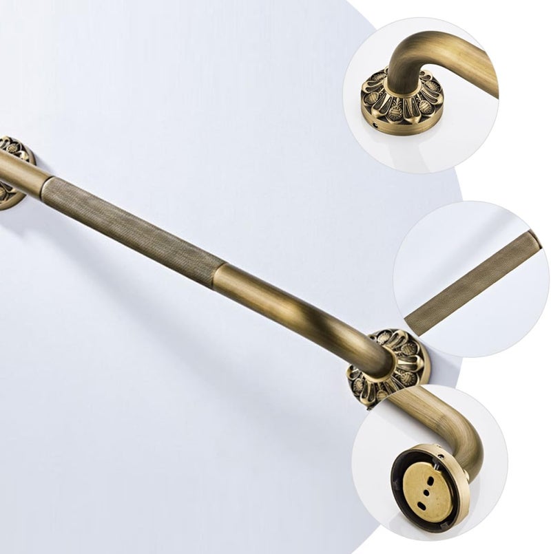 Bathroom Grab Bar Non-Skid Handrail Thickened Safety Rail for Elderly Support in Bathtub and Shower, Anti-Slip Bathroom Aid for Seniors and Disabled Users - Image 3