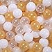 STARBOLO Ball Pit Balls for Kids 100 Pieces Pearl Gold Plastic Balls BPA Free NonToxic Crush Proof Balls for Toddlers Kids Ballpit Accessories Playhouse Tent Playpen Pool Decor - Image 4