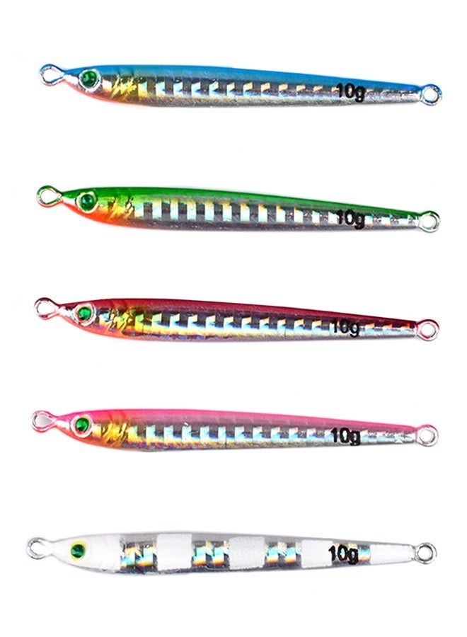 NIBEMINENT 5-Piece Luya Fishing Lure Bait - 7 cm 7cm