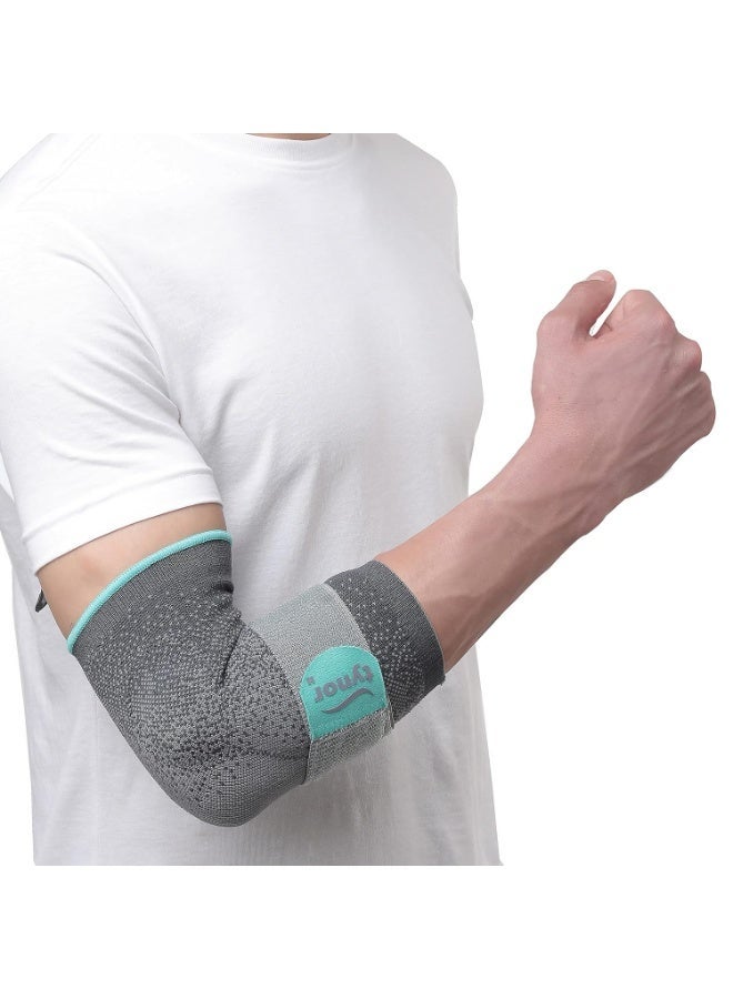 TYNOR Elbow Support Urbane, Grey, Large, 1 Unit - Image 1