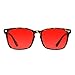 TIJN Sleep Glasses with Blue Green Light Blocking Red Light Lens for Computer Gaming Screen Fatigue UV Protection - Image 1