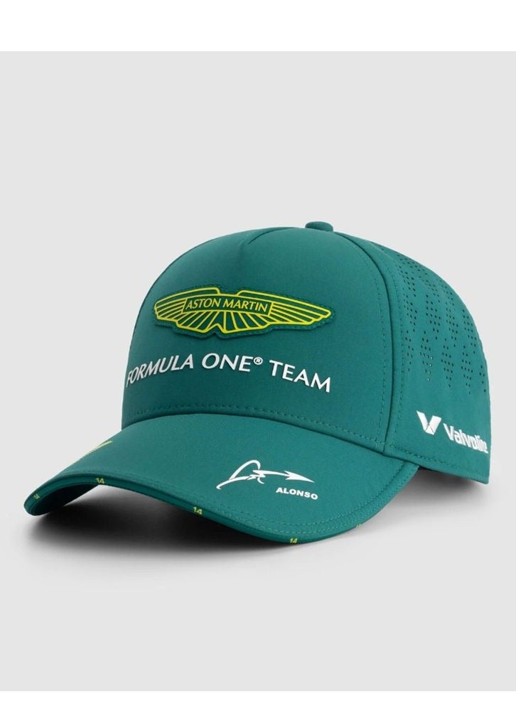 Aston Martin Aston Martin Formula 1 Team Co - branded Dark Green Breathable Baseball Cap