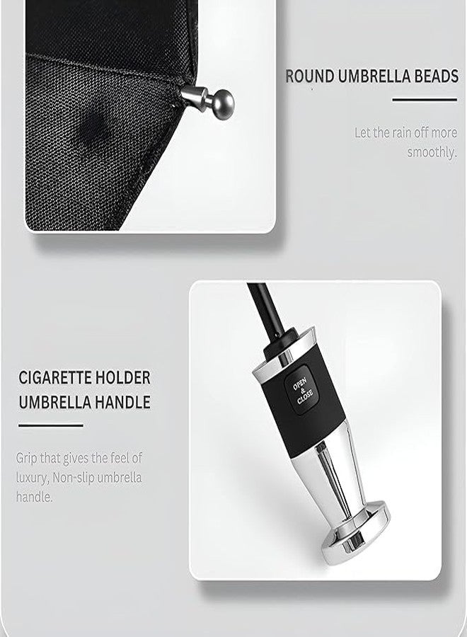 DGOOLS Windproof Travel Umbrella Auto Open Close Folding Umbrella with Large Canopy and New Stylet Handle Compact Rain Umbrella for Men Women One Hand Operation for Outdoor Use - Image 5