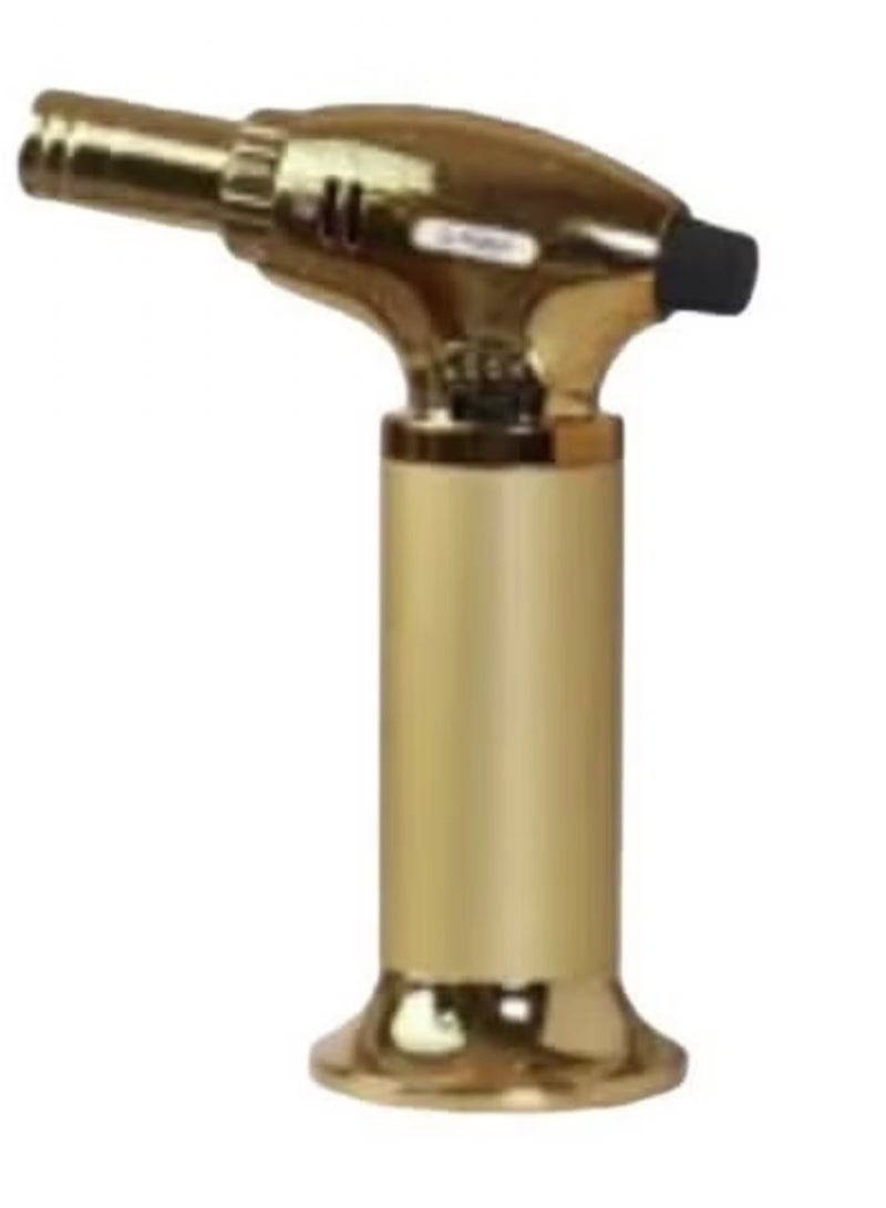 ولاعة فحم ذهبية قابلة لإعادة التعبئة للمطبخ والتخييم - Image 3