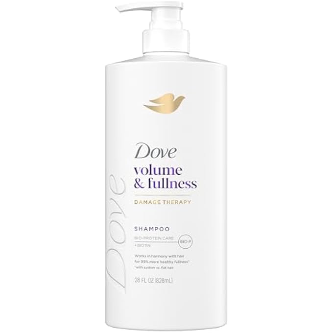 Dove Shampoo Volume & Fullness for Fine, Thin Hair with Bio-Protein Care Technology and Biotin 28 Fl Oz