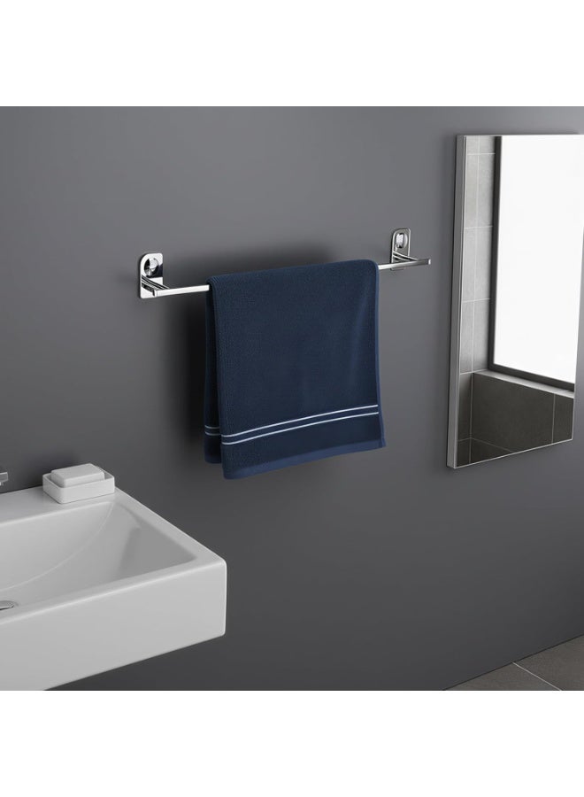 Plantex (Primax) Dream Stainless Steel Towel Hanger for Bathroom/Single Towel Rod/Bar/Bathroom Accessories (24inch) - Chrome - Pack of 1 - Image 3