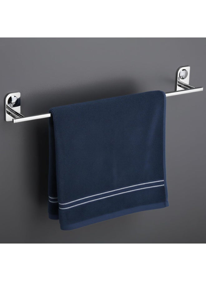 Plantex (Primax) Dream Stainless Steel Towel Hanger for Bathroom/Single Towel Rod/Bar/Bathroom Accessories (24inch) - Chrome - Pack of 1 - Image 1