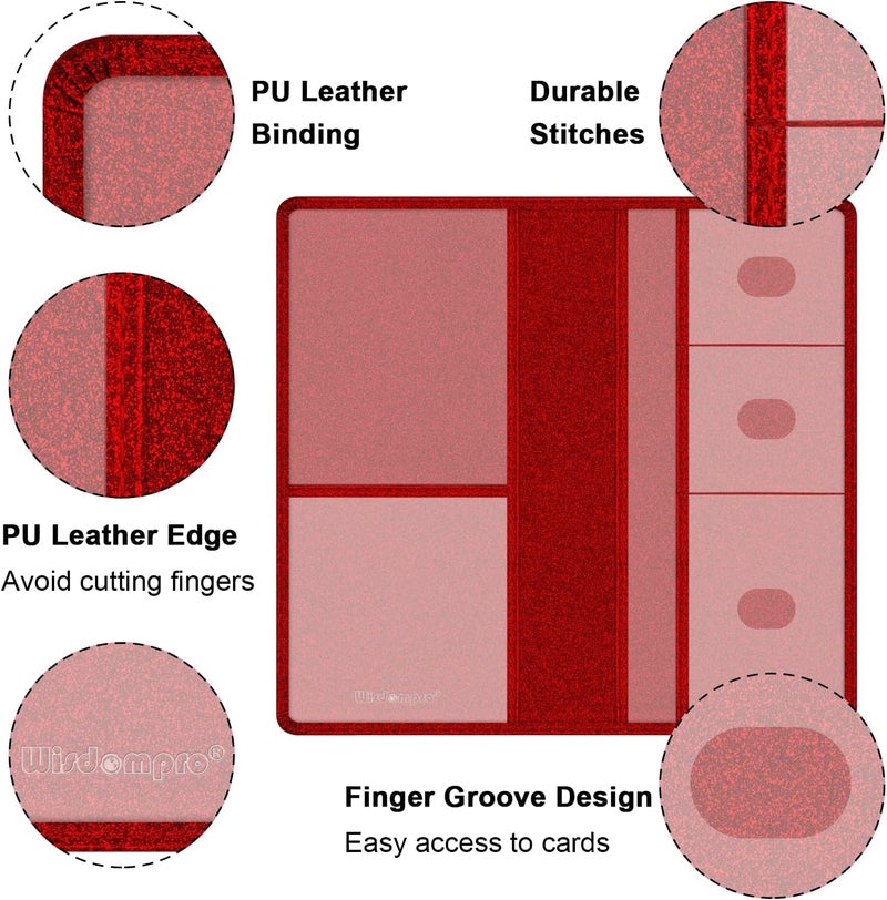 Wisdompro Car Document Holder Organiser, PU Leather Vehicle Insurance and Registration Holders Wallet Case for ID Card, Driving Licence, Key Contact Information Cards - Image 3