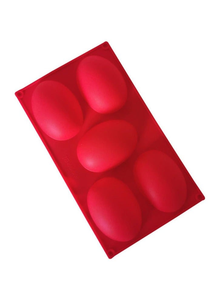 KUYING 3D Oval Eggs Shape Silicone Soap Mould  - Image 1