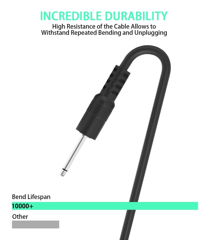 SCOVEE 3ft Replacement DC Charging Cable,2.5mm Charger Cord,USB DC Charger,USB to DC 2.5mm Fast Charger Cord Adapter - Image 5