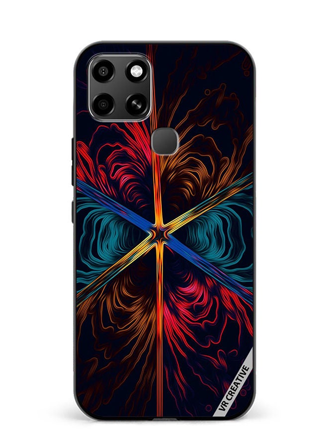 VR CREATIVE Protective Case Cover For Infinix Smart 6 Flower Design Multicolour - Image 1