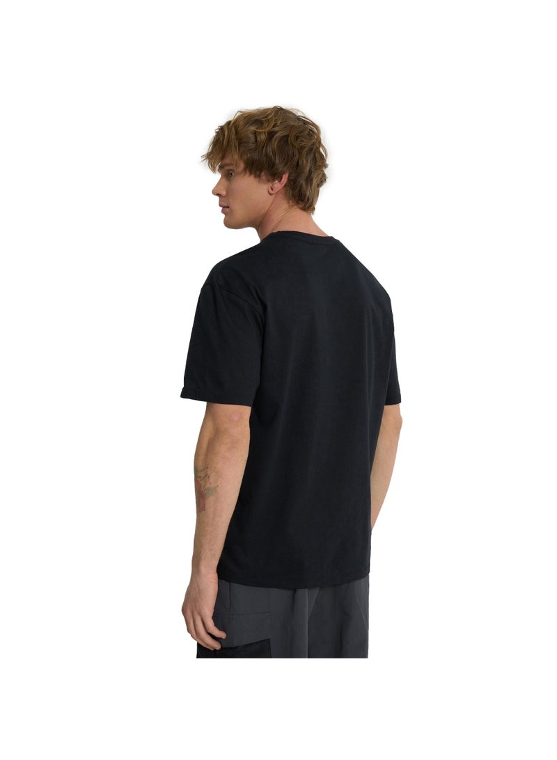 Termit تي شيرت رجالي أسود EU 48-50، تيرميت، قطن عالي الجودة، تصميم فضفاض، قابل للتنفس، أنيق ومريح للتزلج والمغامرات الحضرية - Image 3