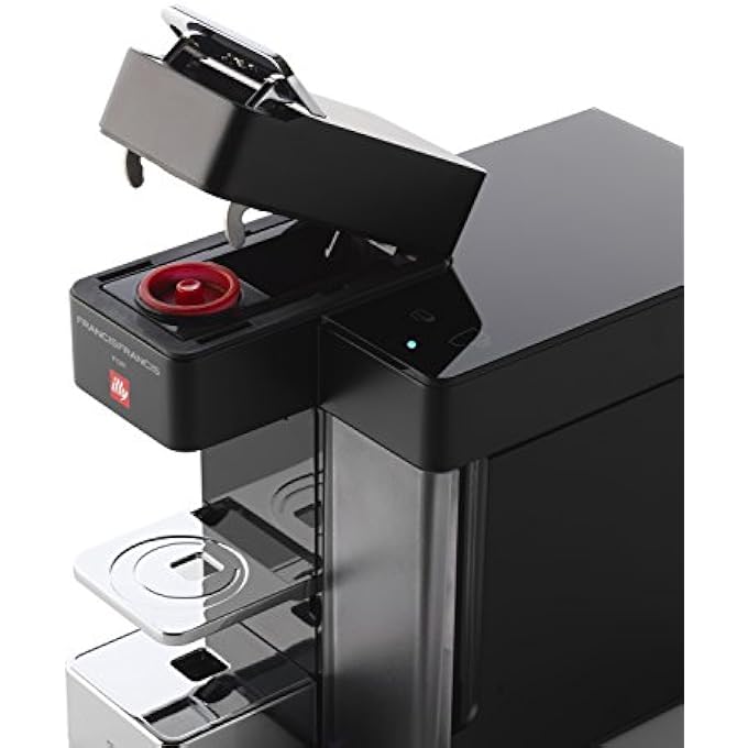 إيلي ماكينة صنع القهوة Y5 Francis Francis Espresso Filter Capsules ماكينة قهوة مزودة بتقنية البلوتوث باللون الأسود - Image 4