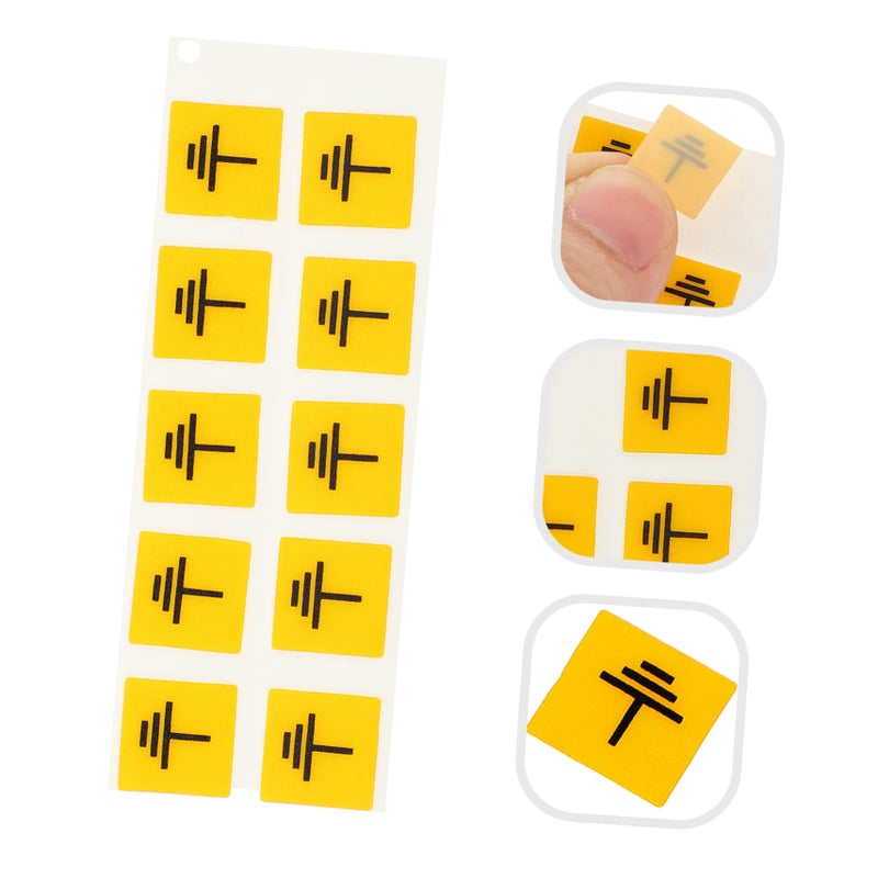 10pcs Grounding Safety Stickers Weatherproof Vinyl Warning Labels Electrical Equipment - Image 4