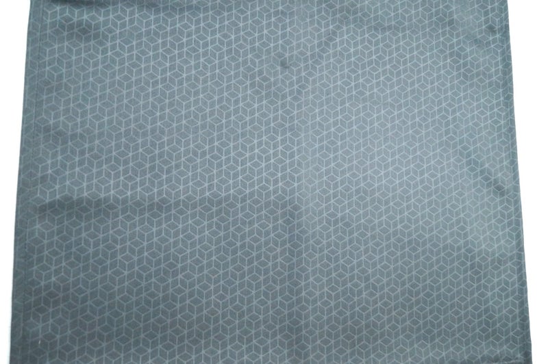 Vissage Designer Self Desgin Double Bed Runner with 2 Cushion Covers : Grey - Image 3