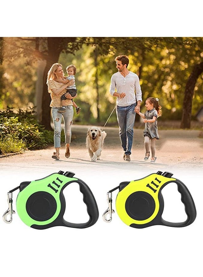 Retractable Dog Lead Leash Automatic Flexible Traction Rope Belt Upto 15 Kg For Small And Medium Dogs (Yellow Color) - Image 4