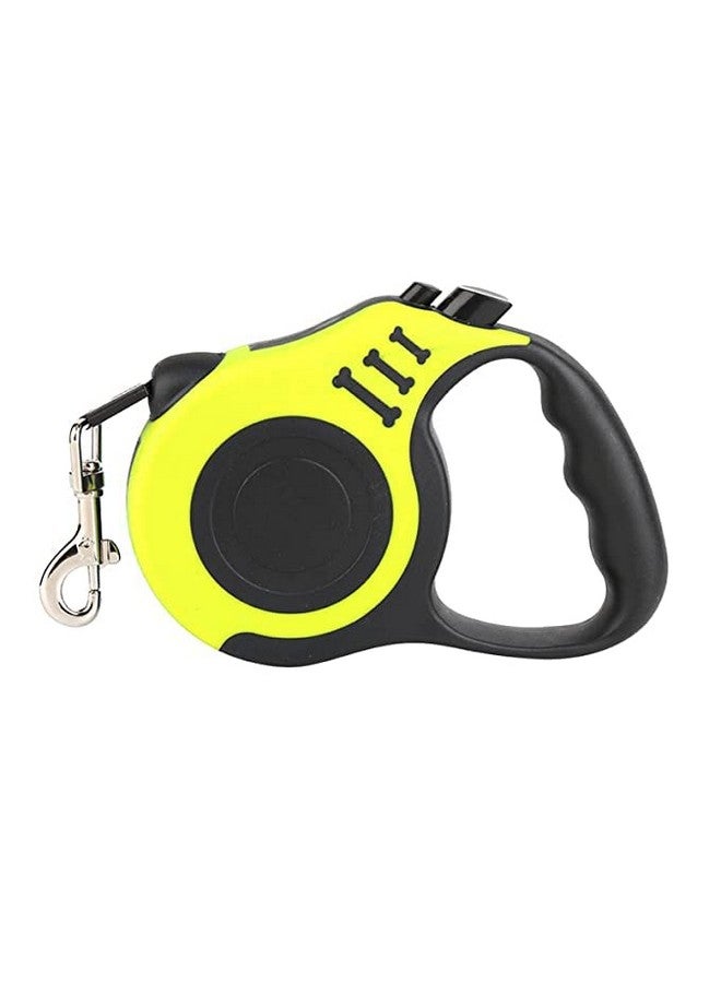 Retractable Dog Lead Leash Automatic Flexible Traction Rope Belt Upto 15 Kg For Small And Medium Dogs (Yellow Color) - Image 2