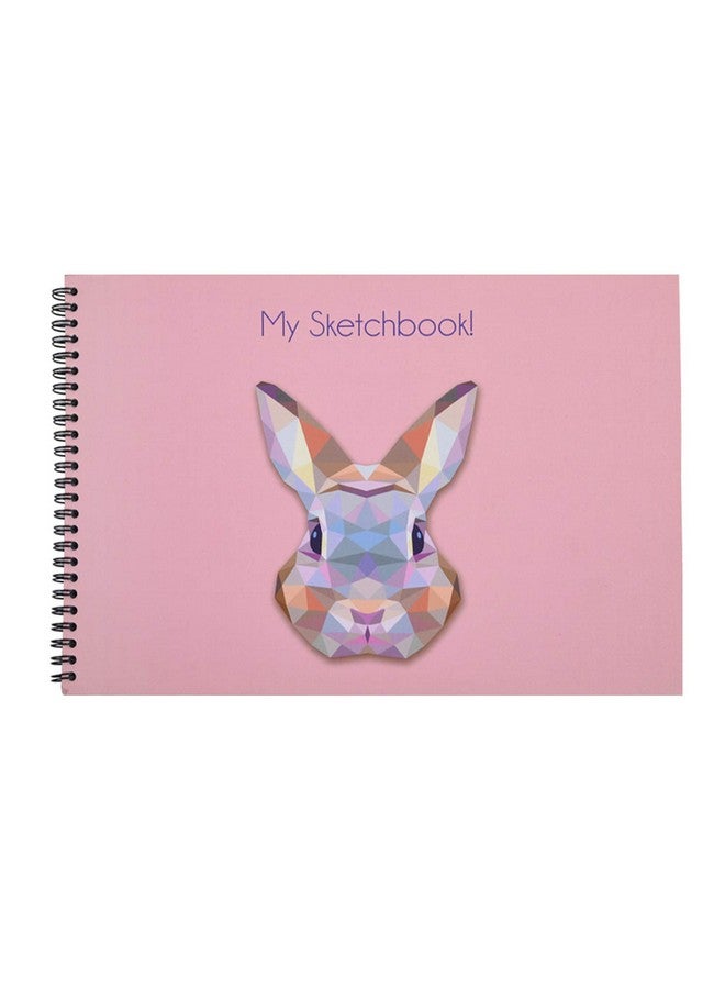 Papboo Rabbit - A4 Artist Sketch Book - Drawing Book, with Back Support- 140 GSM- 50 Pages- (Matte Finished Cover) - Image 1