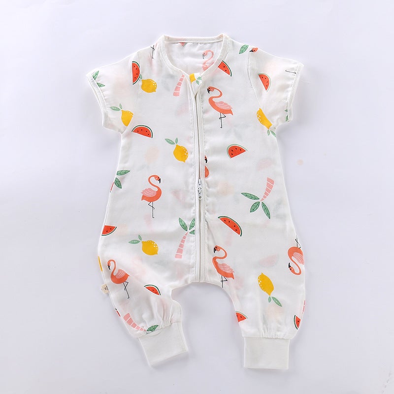 Baby Summer Sleep Sack Bamboo Cotton ZM Cygnet short sleeve sleeping bag 