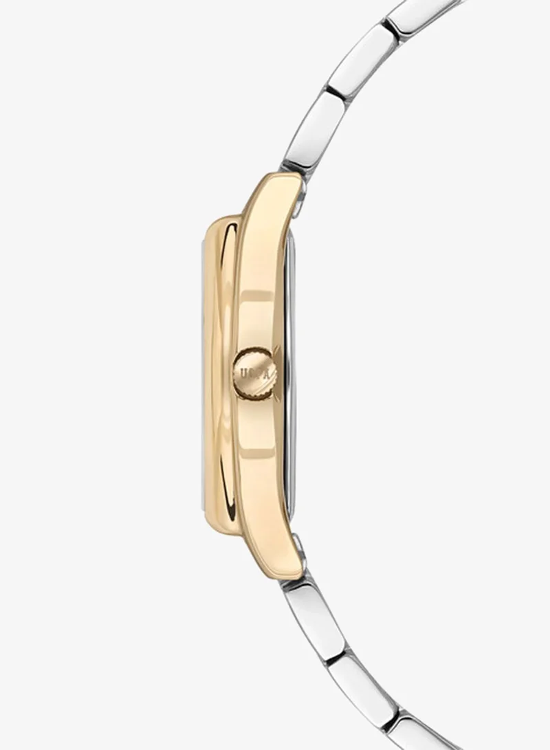 U.S. Polo Assn. New Stainless Steel Bracelet Quartz Analog Watch for Women, 25mm