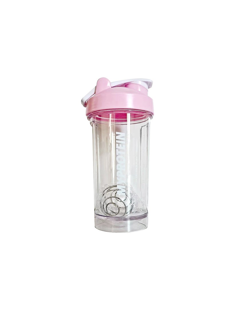 1-Piece 500ml Protein Shaker,Drinkware Shakering Mixer Cup Watter Bottle With Tick Marks - Image 2