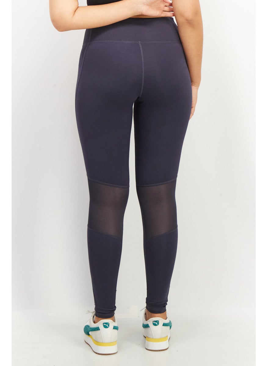 Reebok Women Sportswear Fit Running Tights, Navy  - Image 2