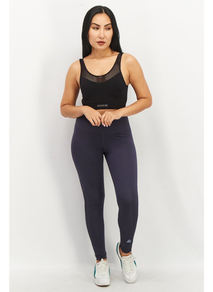 Reebok Women Sportswear Fit Running Tights, Navy  - Image 3