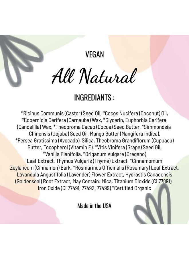 Mom's Secret Natural Lipstick Organic Vegan Gluten Free Cruelty Free Slim Package Made In The Usa 0.07 Oz. (Blushing Bride Matte)  - Image 5