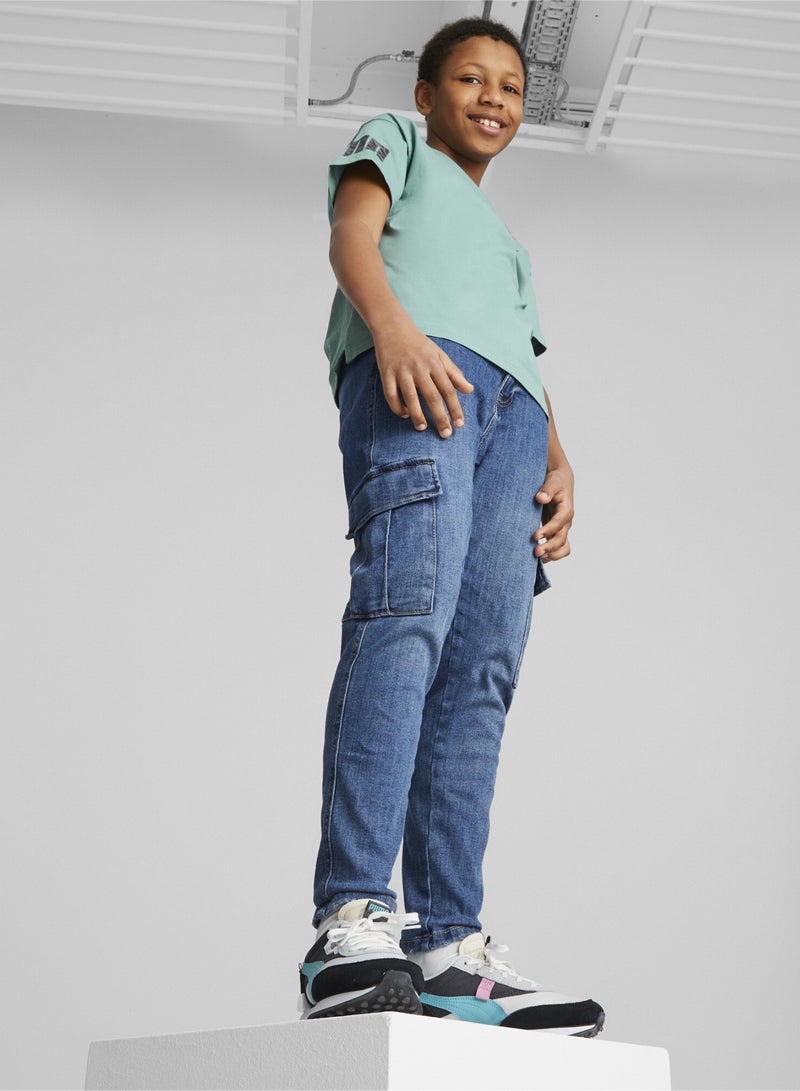 PUMA POWER SUMMER Kids Boys Short Sleeve T-Shirt  - Image 4