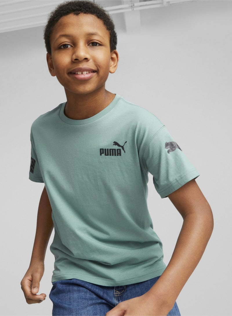 PUMA POWER SUMMER Kids Boys Short Sleeve T-Shirt  - Image 1