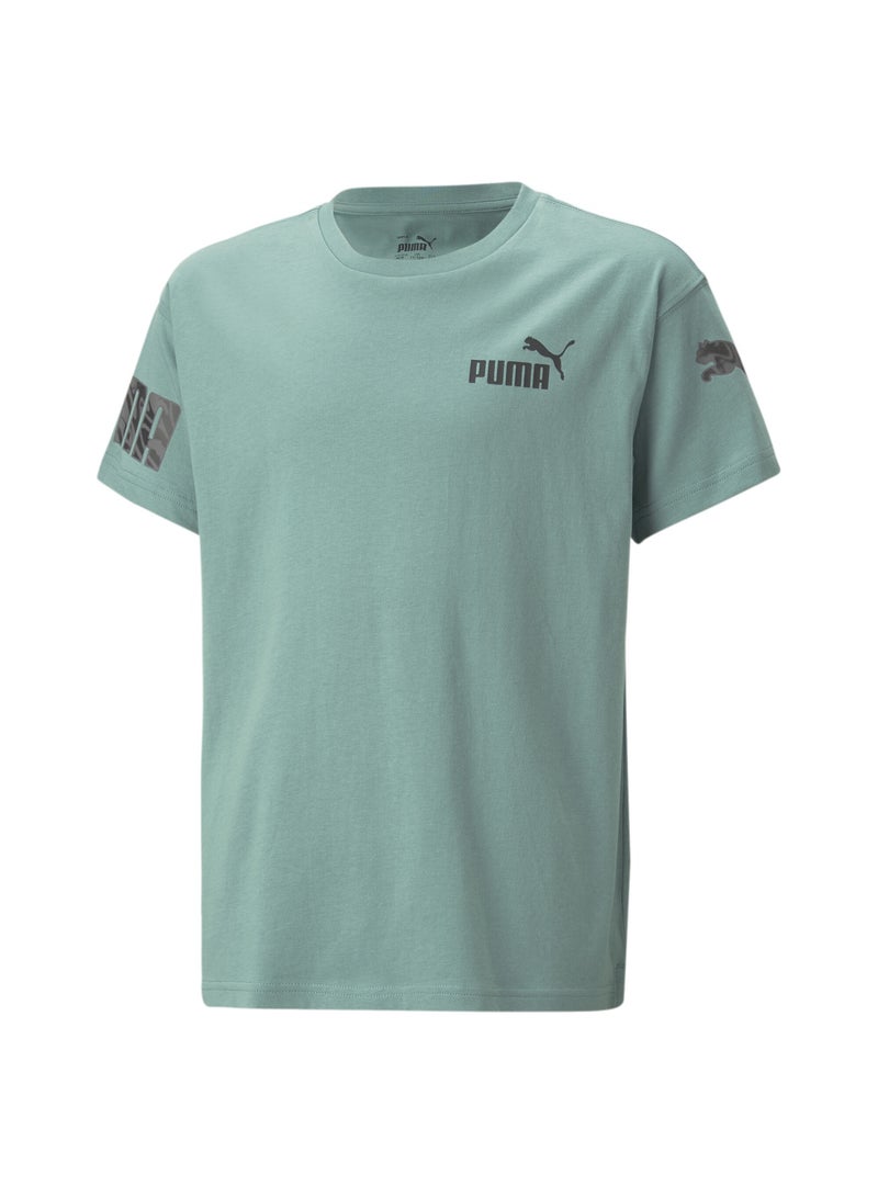 PUMA POWER SUMMER Kids Boys Short Sleeve T-Shirt  - Image 5