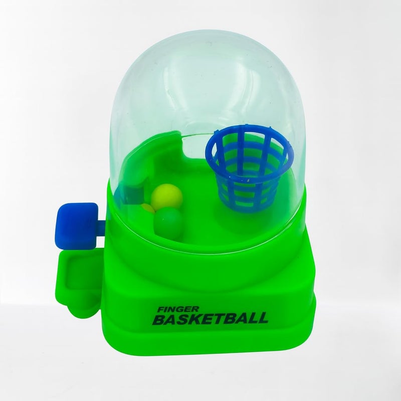 Fun4you Mini Game For Kids | Toddler Basketball Toy Game For Indoor & Outdoor Active Play Skill Development | Safe, Durable Green Basketball (Pack Of 1) - Image 1