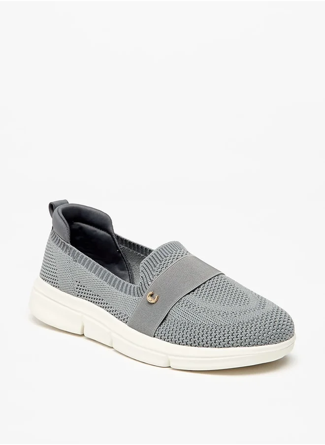 لو كونفورت Womens Textured Slip-On Shoes