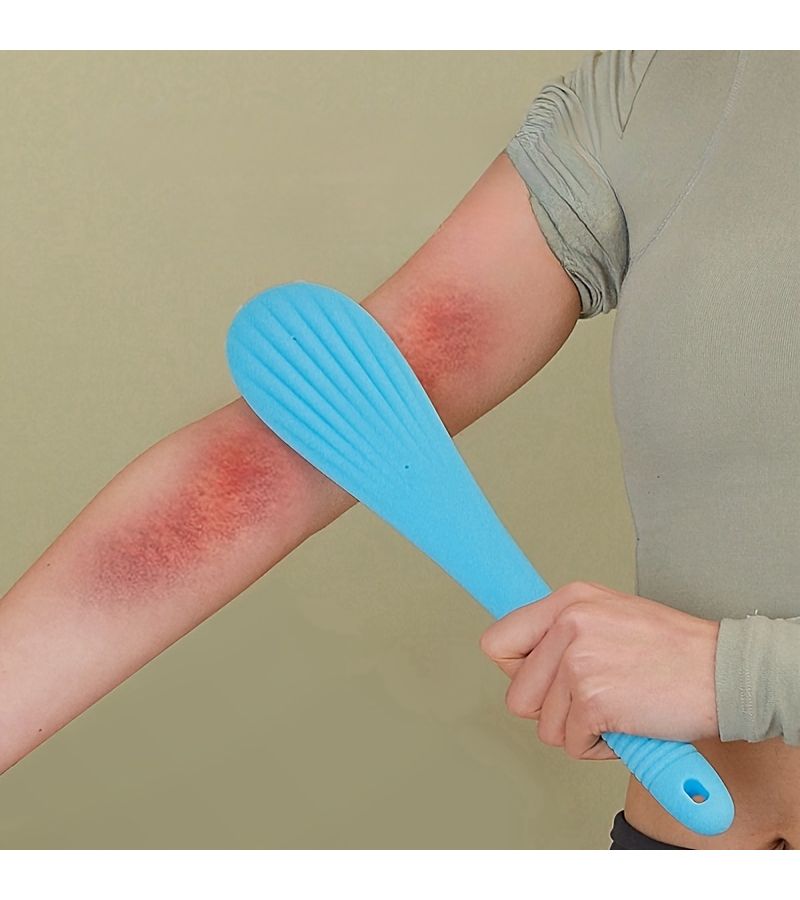 Purple Meridian Tapping Tool Gua Sha Board Health Maintenance Fitness Percussion Hammer - Image 1