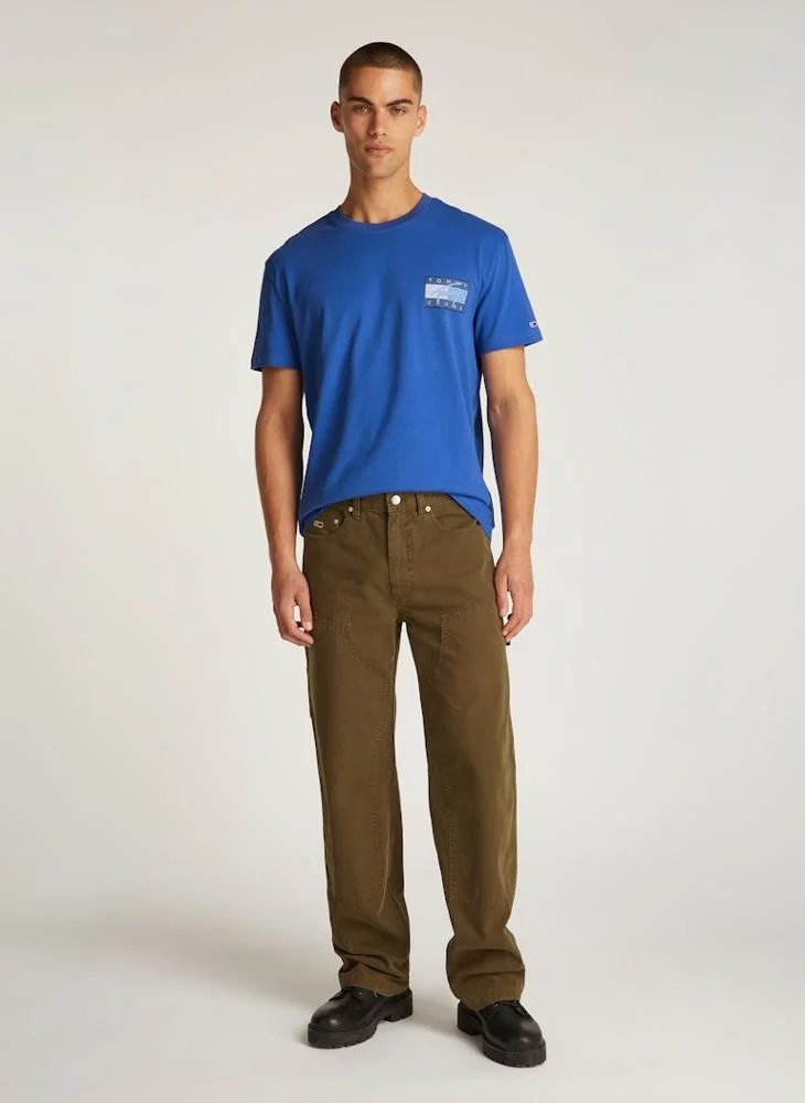 TOMMY JEANS Logo Print Short Sleeve Crew Neck T-Shirt