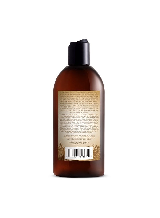 Just Nutritive Sunless Tanning Lotion Dark Tones | Indoor Self- Tanner | Dark Tanning Lotion | Body Tanning Lotion | Sun Kiss Glow | Self-Tanning Lotion with Bronzer | Just Nutritive | 8 Oz - Image 2