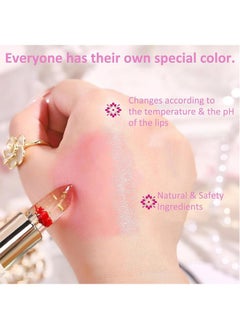 Crystal Jelly Flower Lipstick Ph Lipstick Color Changing Clear Temperature Color Changing Lip Gloss Color Changing Lipstick Long Lasting Waterproof Lip Tint Lip Balm With Flower Inside - pzsku/Z8A267BA2A1B6D3BA744EZ/45/_/1707975237/bc5dcdc8-34d4-4089-8a69-07e899ef0bdb