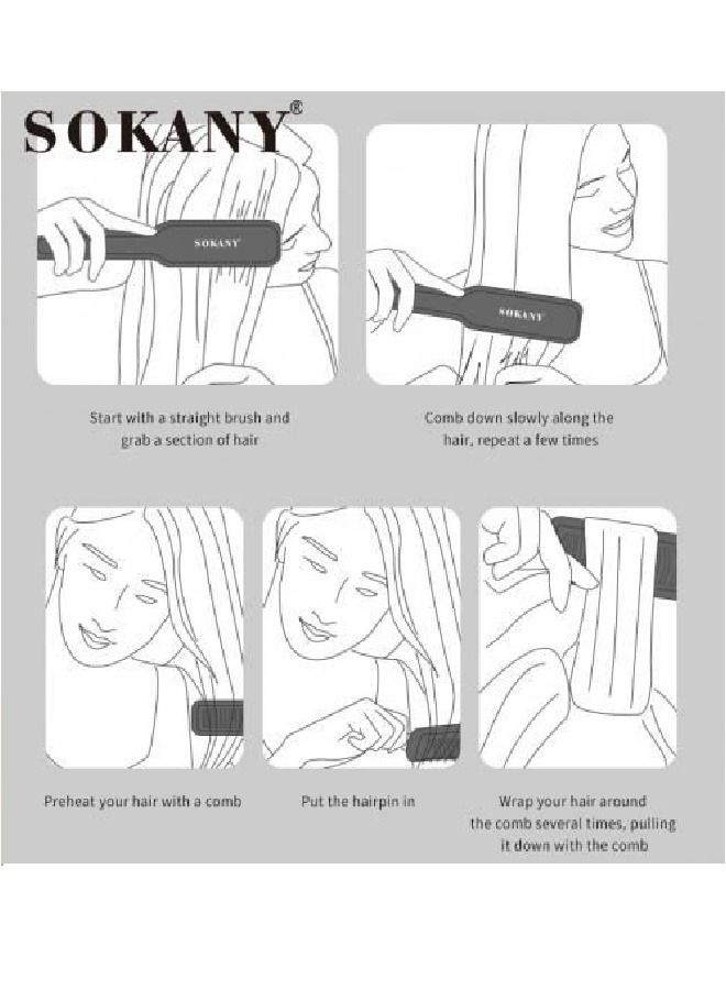 سوكاني فرشاة فرد الشعر من سوكاني SK-1009 - 1080F - أسود - Image 2