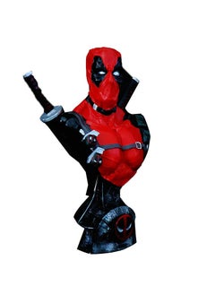 General Deadpool bust Marvel hero figure toy film and television animation model bust resin ornament for fans and friends gifts (33 cm)  - Image 1