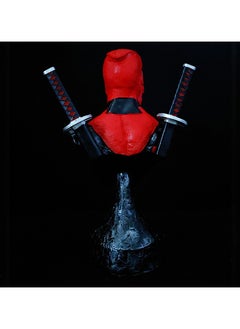 General Deadpool bust Marvel hero figure toy film and television animation model bust resin ornament for fans and friends gifts (33 cm)  - Image 5