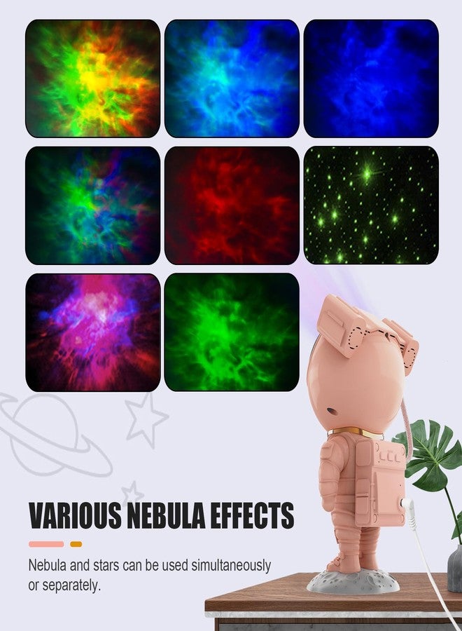 Mooyran Star Projector, Galaxy Projector for Bedroom, Remote Control & Time Space Projector, Night Light Projector for Kids Adults Gaming Room, Home Theater, Ceiling, Room Decor (Pink Exclusive) - Image 2