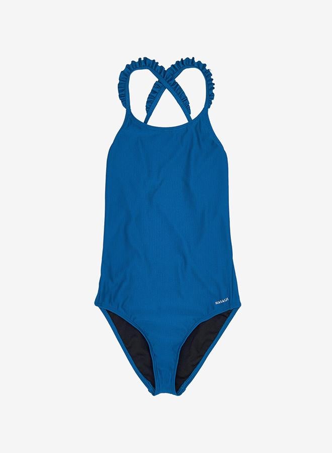 DECATHLON Girls’ swimming 1-piece swimsuit - 100 Lila cobe - Image 3