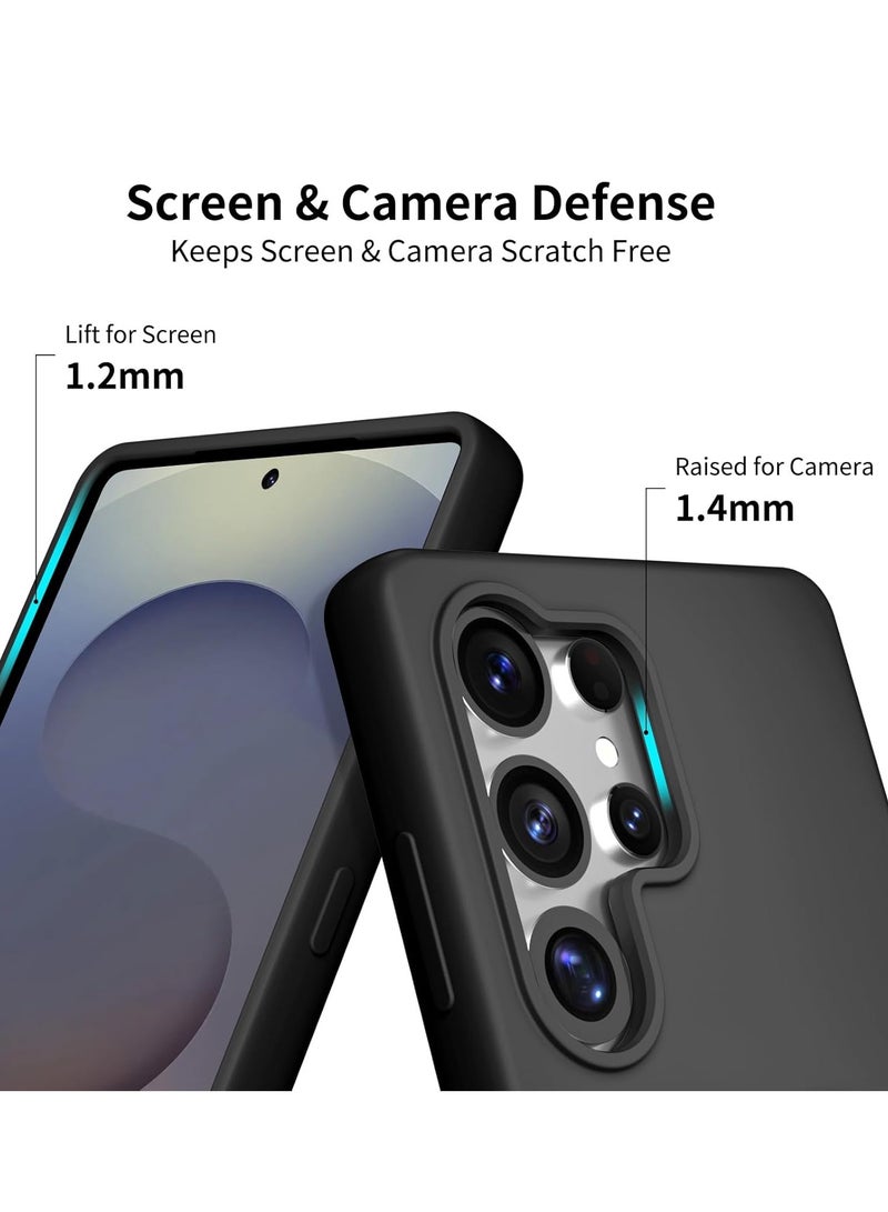 بورتوني غطاء حماية من السيليكون لهاتف سامسونج جالاكسي S25 مع حامل عمودي وأفقي وحزام يد وغطاء ممتص للصدمات ومضاد للخدش لهاتف سامسونج جالاكسي S25 5G مقاس 6.2 بوصة - Image 4