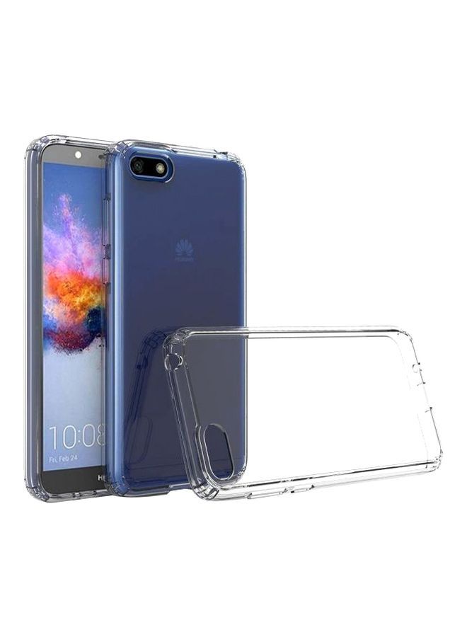 NIBEMINENT Protective Case Cover For Huawei Y5 Prime 2018 Clear