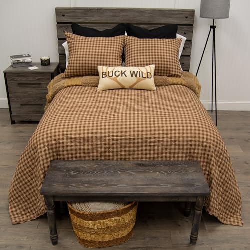 Donna Sharp Green Forest-King Quilt Set, Measures 104 x 96, Includes 1 Quilt and 2 King Shams, Machine Washable - Image 3