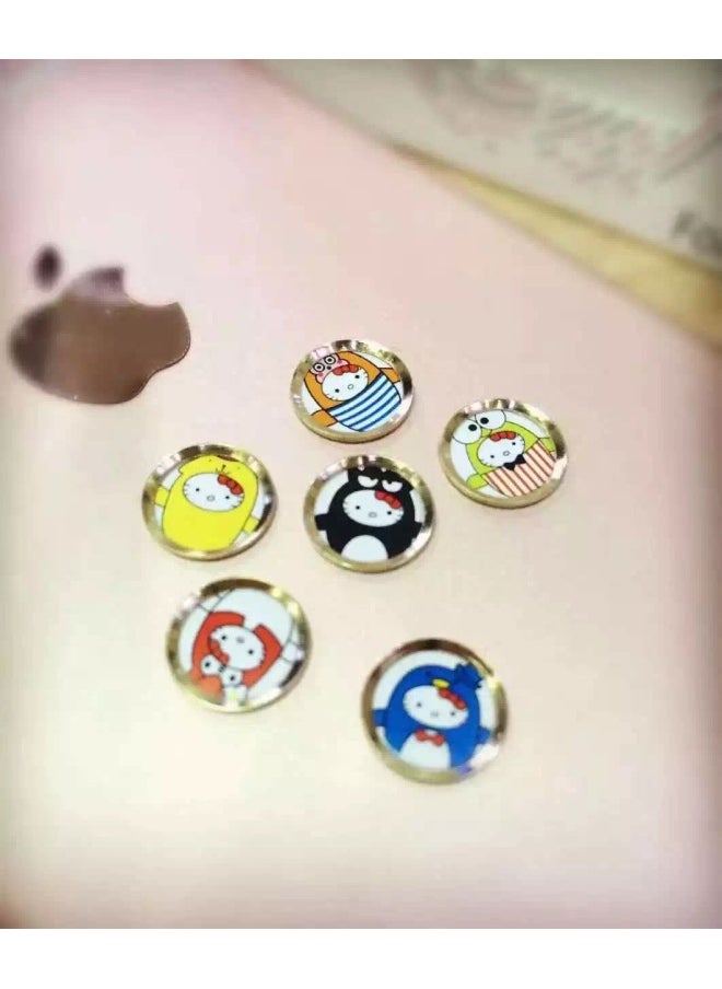 Generic - Suitable For Iphone7plus Fingerprint Paste 6S/6Plus Fingerprint Identification Button Paste Cartoon Pattern-Color:91-Applicable Model:Apple 6 Variety - Image 1