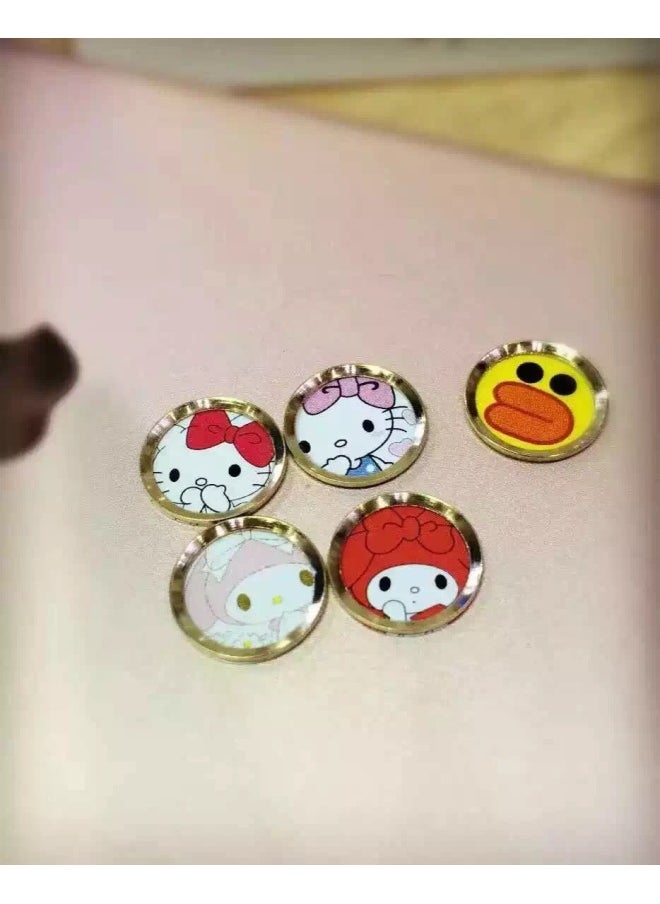 Generic - Suitable For Iphone7plus Fingerprint Paste 6S/6Plus Fingerprint Identification Button Paste Cartoon Pattern-Color:91-Applicable Model:Apple 6 Variety - Image 1