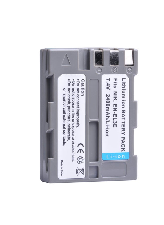 Generic - EN-EL3E Battery Suitable For Nikon Camera Battery D90 D80 D700 D300 D200 D70-Standard Capacity:2400mAh - Image 1
